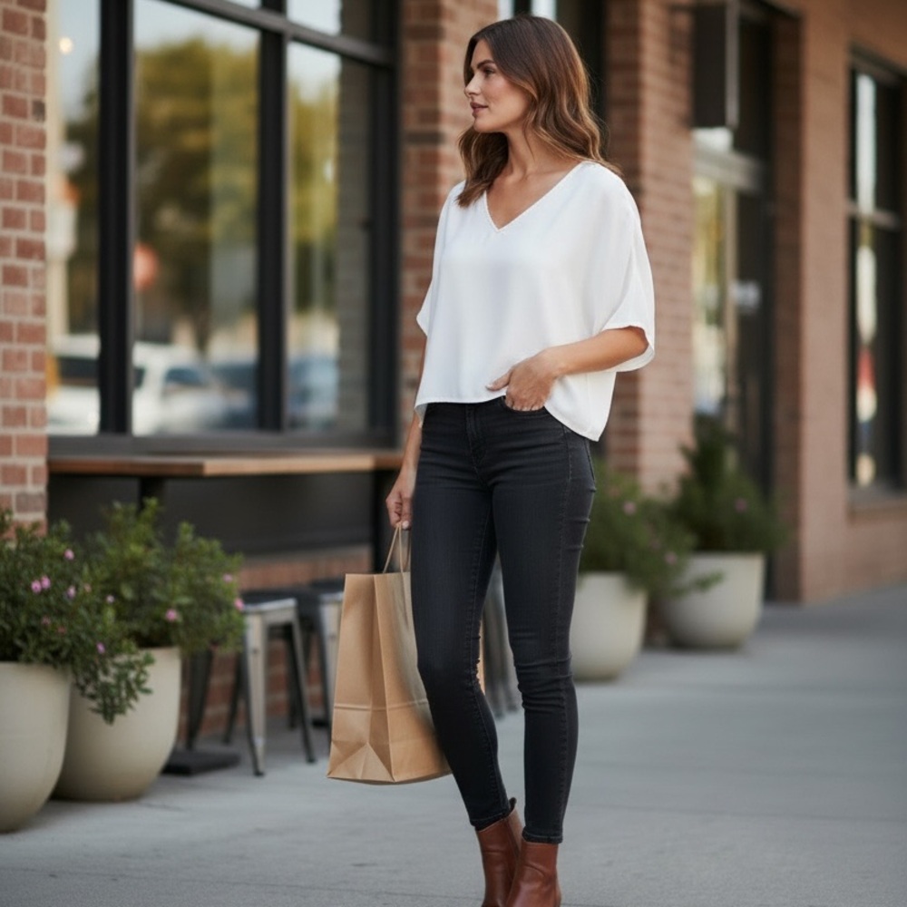 Cozy white T-shirt